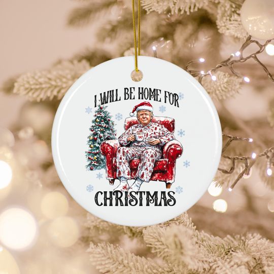 Donald Trump Ceramic Ornament -Christmas Ornament