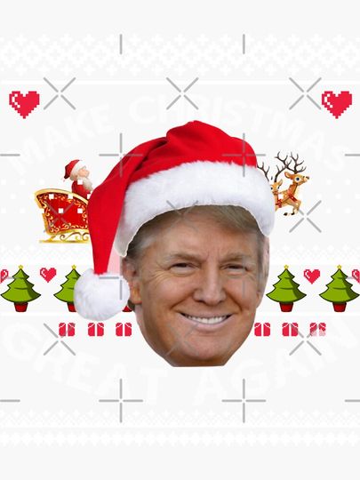 Make Christmas Great Again Sticker