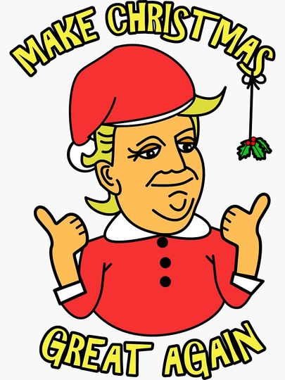 Make Christmas Great Again  Sticker