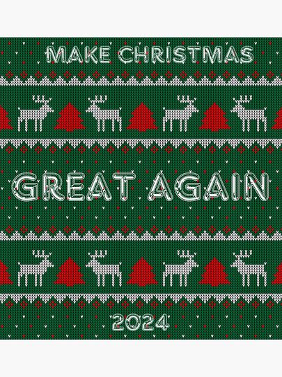 Make Christmas Great Again Sticker