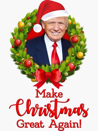 Make Christmas Great Again Sticker