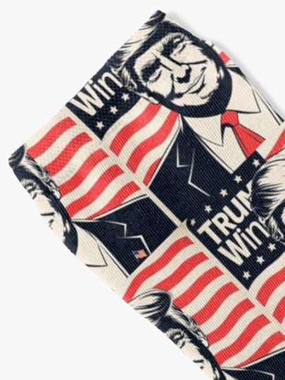 Donald Trump Wins 2024 Socks