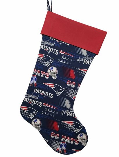 New England Patriots Quilted Christmas Stocking