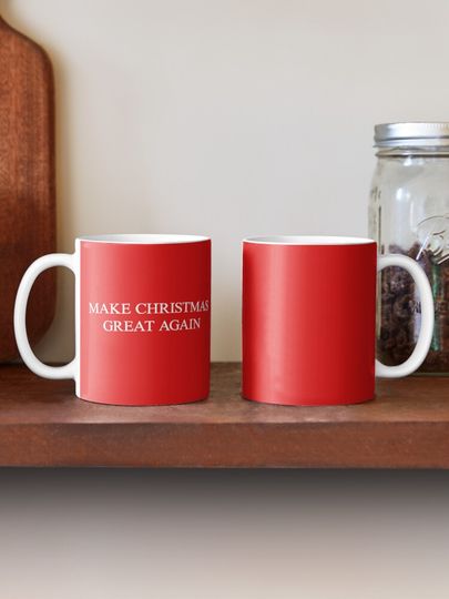 Make Christmas Great Again - Trump Satire Coffee Mug