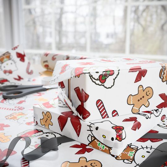 Hello Kitty Christmas Wrapping Papers
