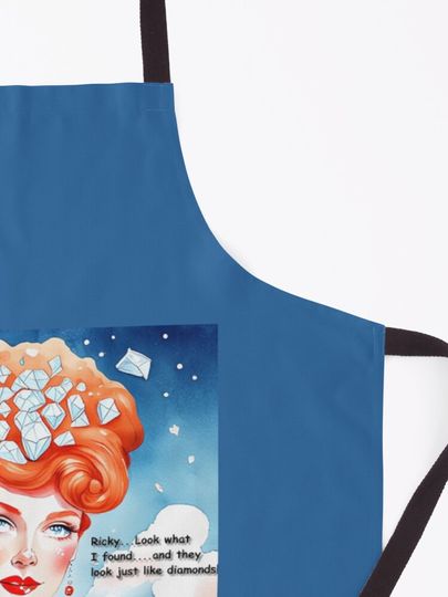I Love Lucy In The Sky With Zirconia Apron