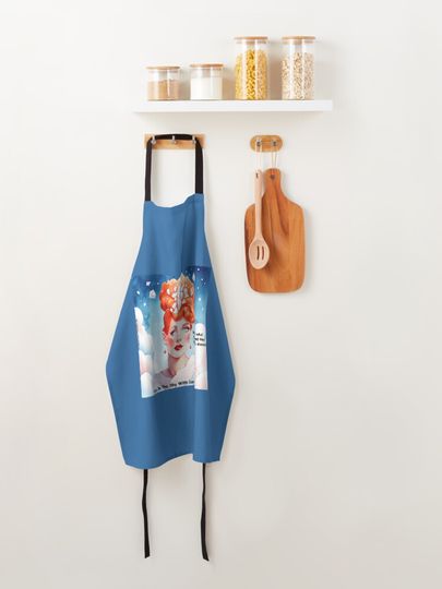 I Love Lucy In The Sky With Zirconia Apron