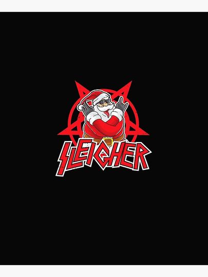 Heavy Metal Christmas Sleigher Hail Classic Apron