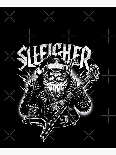 sleigher santa claus metal christmas Apron