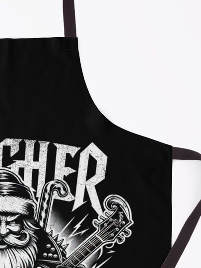 sleigher santa claus metal christmas Apron
