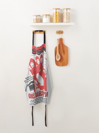 One Direction Red 'Missing' Poster Apron