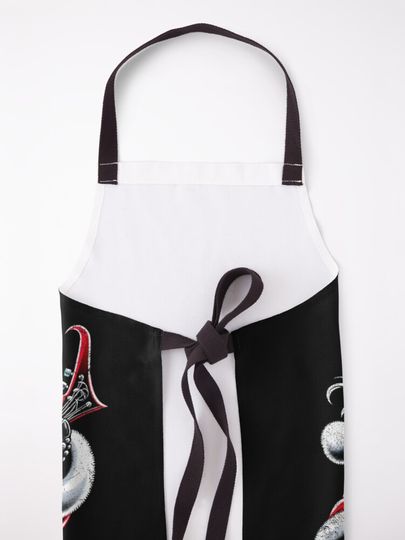 Sleigher santa claus heavy metal christmas Apron