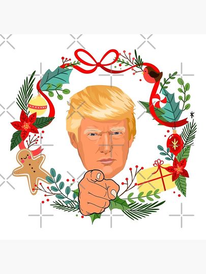 Make Christmas Great Again Donald Trump Pillow