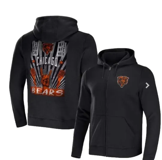 Men's Chicago Bears football x Darius Rucker Zip Hoodie