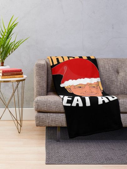Make Christmas Great Again Throw Blanket