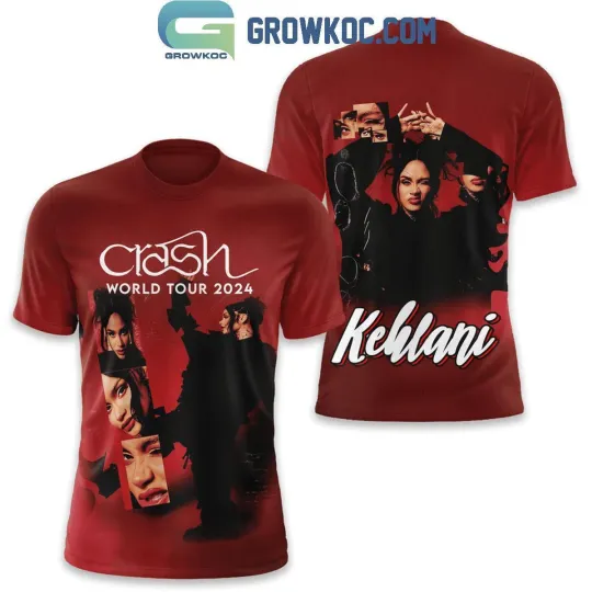 Kehlani Crash World Tour 2024 3D T-Shirt