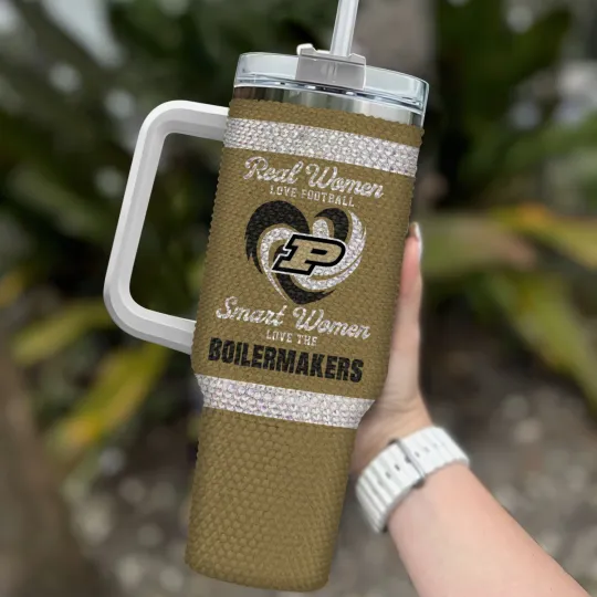 Purdue Boilermakers - 40oz Bling Tumbler