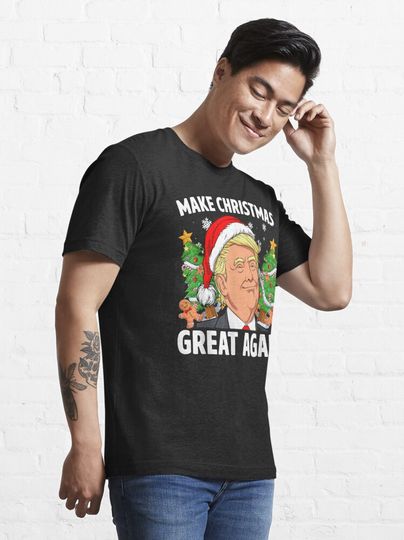 Trump Make Christmas Great Again Ugly Christmas Sweaters Essential T-Shirt