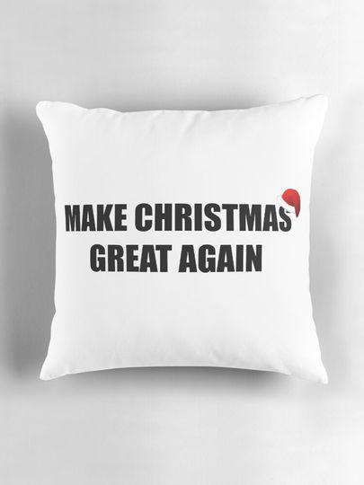 make christmas great again Pillow