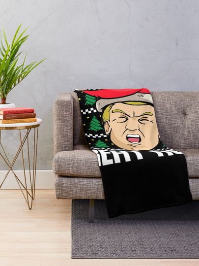 Make Christmas Great again Throw Blanket