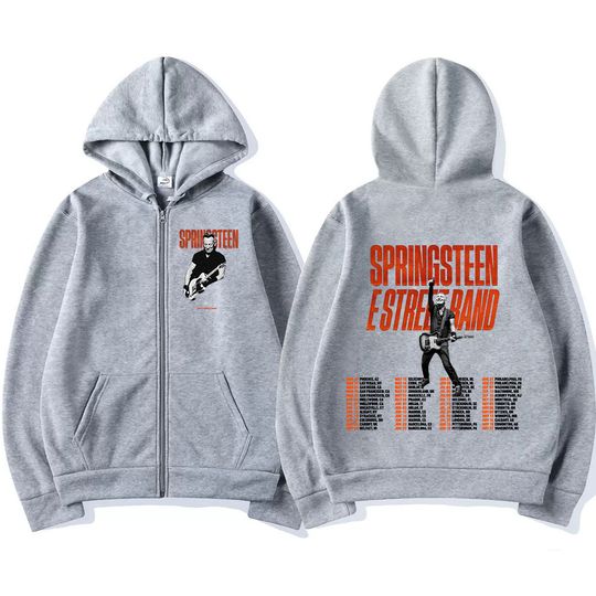 Bruce Springsteen and E Street 2024 Tour Zipper Hoodies