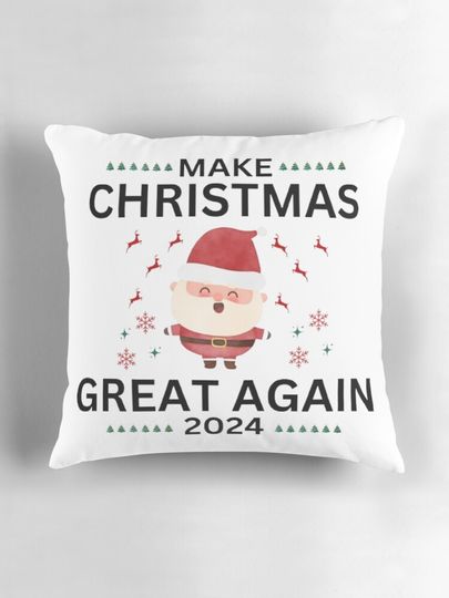 Make Christmas Great Again Pillow