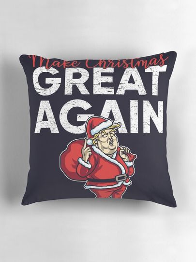 Make Christmas Great Again Pillow