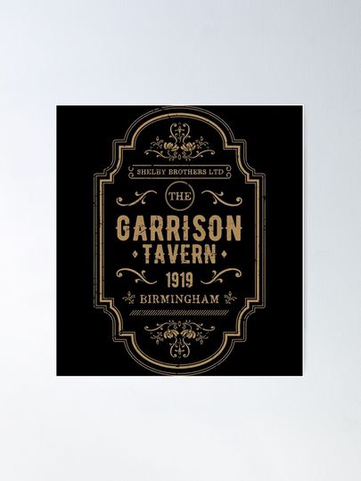 Funny Men Peaky Blinders Christmas Poster