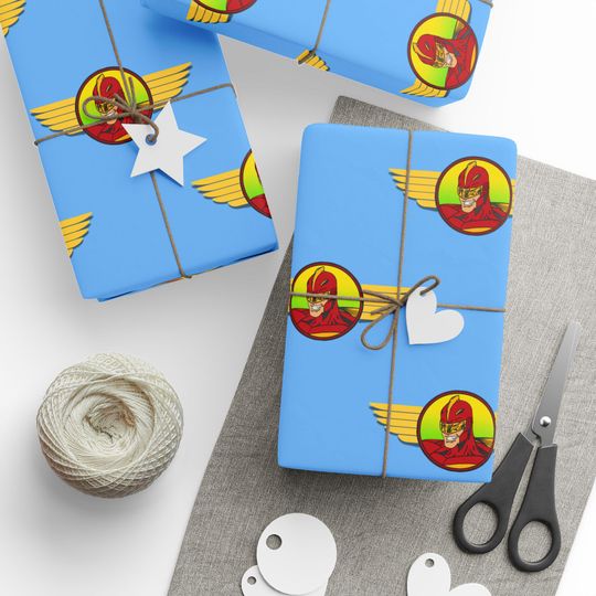 Turbo man Holiday Wrapping Paper - Christmas Wrapping Paper