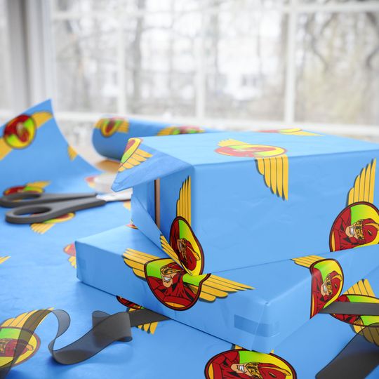 Turbo man Holiday Wrapping Paper - Christmas Wrapping Paper