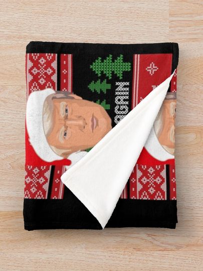 Make Christmas Great Again, Trump, Pro Trump, Xmas Throw Blanket