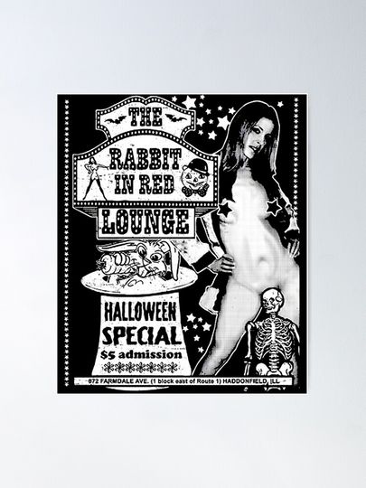 The-Rabbit-In-Red-Lounge-Halloween   Poster