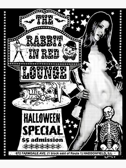 The-Rabbit-In-Red-Lounge-Halloween   Poster