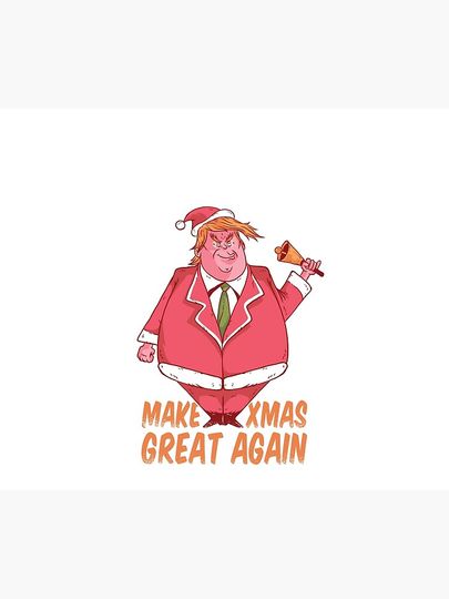 Make XMAS great again Throw Blanket