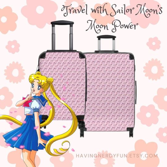 Sailor Moon Suitcase | Cartoon Luggage | Gift For Kids