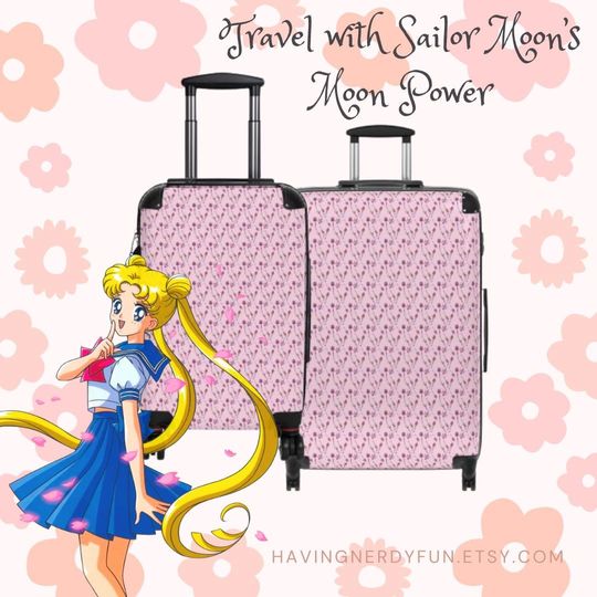 Sailor Moon Suitcase | Cartoon Luggage | Gift For Kids