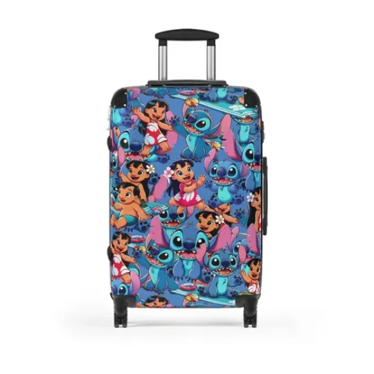 Lilo & Stitch Suitcase | Cartoon Luggage | Gift For Kids