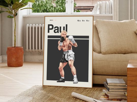 Jake Paul Poster | Boxing Poster