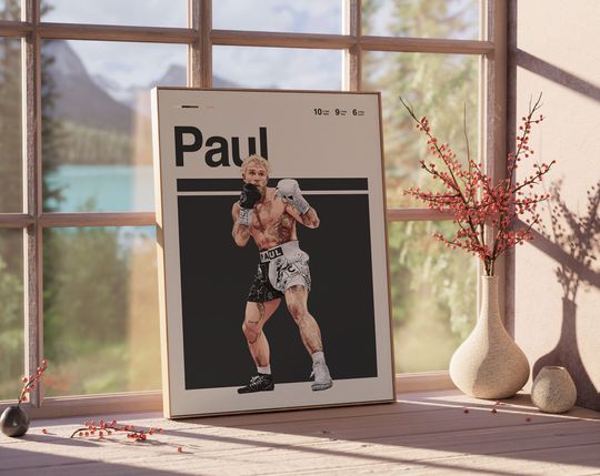 Jake Paul Poster | Boxing Poster