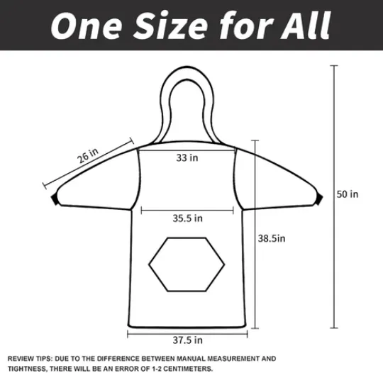 Funny Grin Christmas Wearable Blanket Hoodie for Women Men Oversized, Soft Cozy