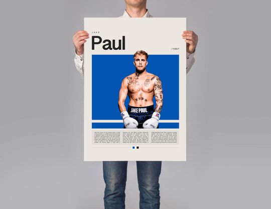 Jake Paul Poster | Boxing Poster