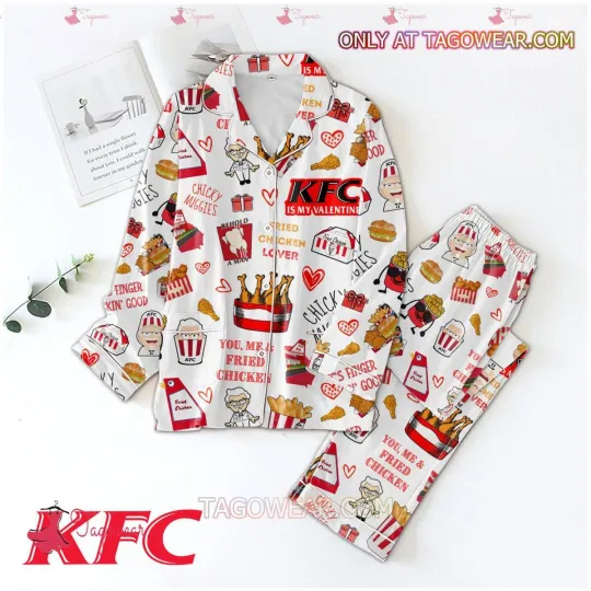 KFC Is My Valentine Men Women’s Pajamas Set