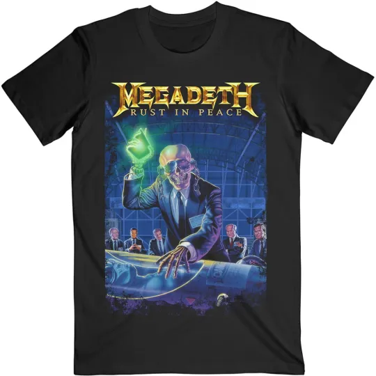 Megadeth Rust In Peace 30th Anniversary Black T-Shirt