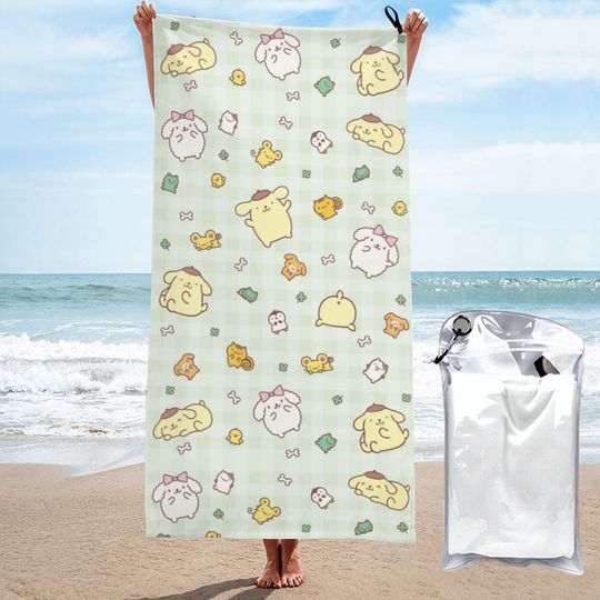 Sanrio Hello Kitty Merch Towel for Beach Pool Summer