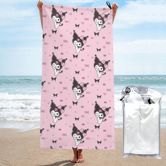 Sanrio Hello Kitty Merch Towel for Beach Pool Summer