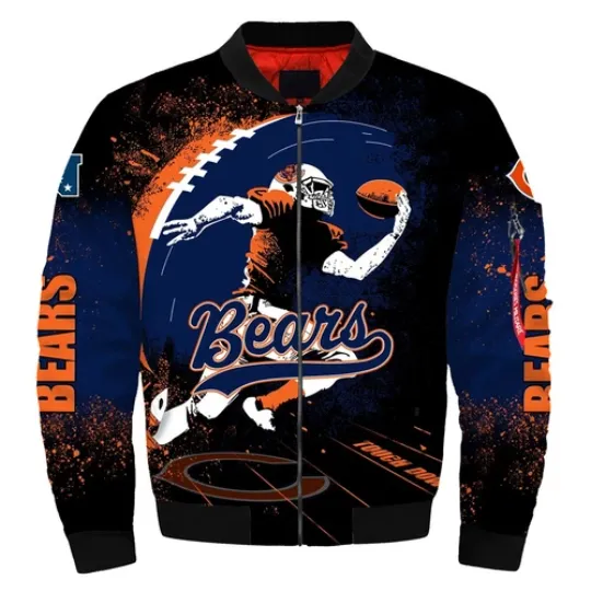 Chicago Bears Men's Flight Bomber Jacket