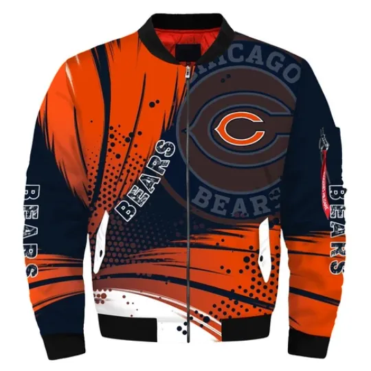 Chicago Bears Men's Flight Bomber Jacket