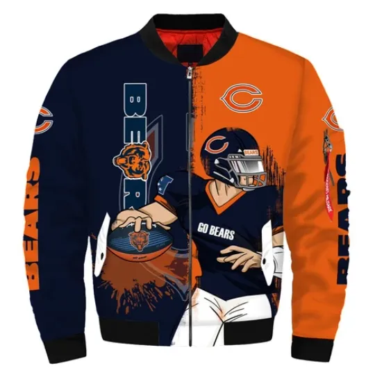 Chicago Bears Men's Flight Bomber Jacket