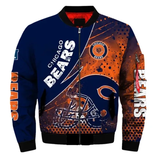 Chicago Bears Men's Flight Bomber Jacket