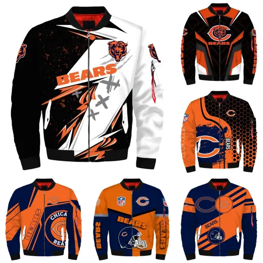 Chicago Bears Men's Flight Bomber Jacket